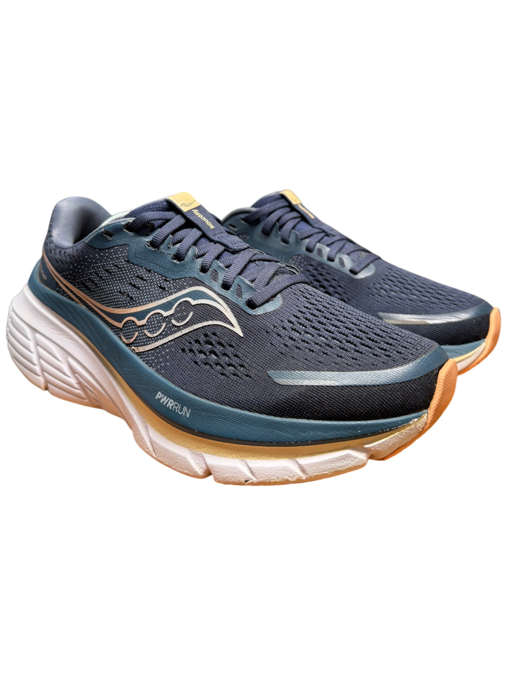 SAUCONY Guide 18 Women's Navy Apricot Running Shoes Walking Sneakers S10988-162